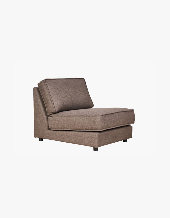 Lepotuoli ruskea - 74x95x79 cm ruskea - 1