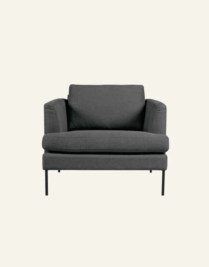 Nojatuolin irtopäällinen harmaa - 2