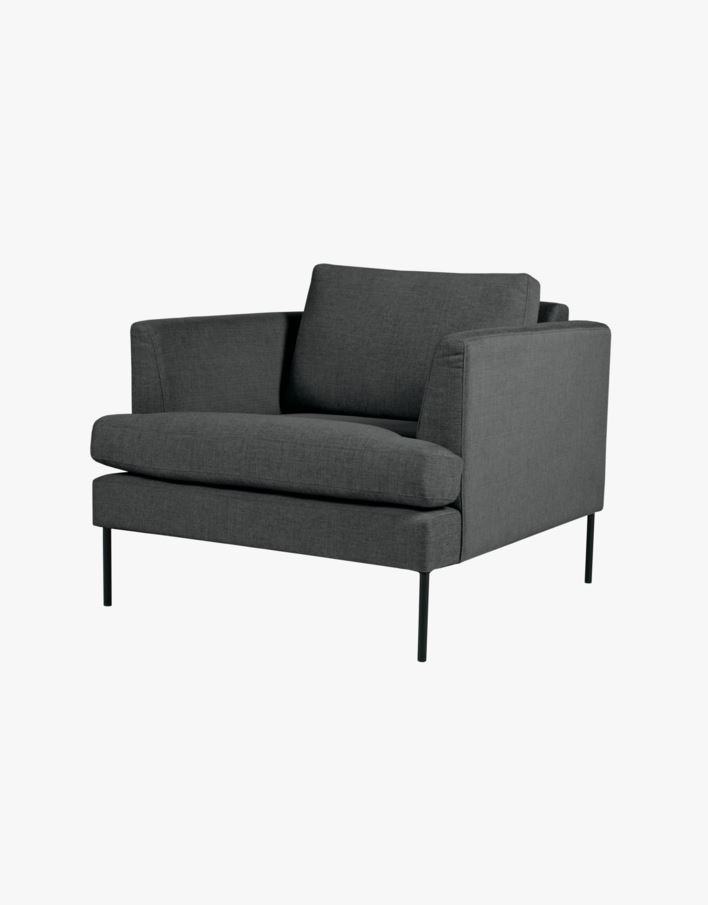 Nojatuolin irtopäällinen harmaa - 40x40x60 cm harmaa - 1