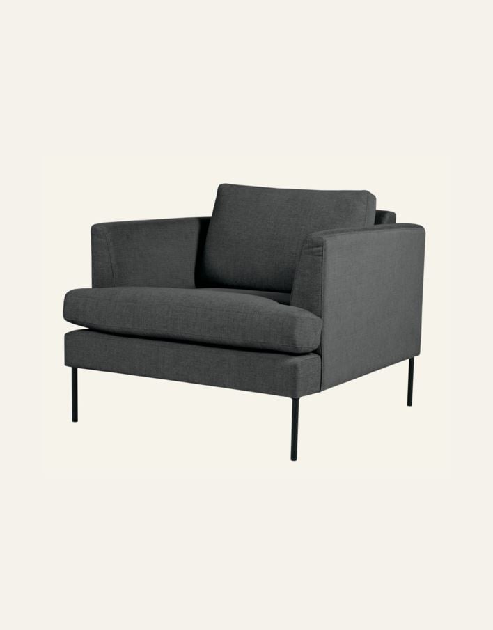 Nojatuolin irtopäällinen harmaa - 3