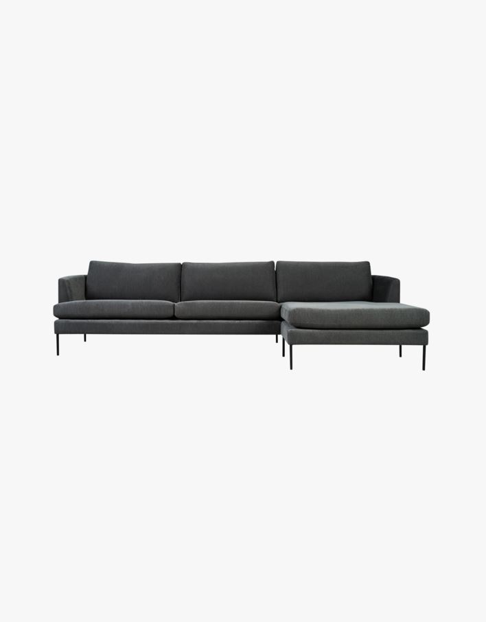 Irtopäällinen divaani oikea harmaa - 60x60x60 cm harmaa - 1