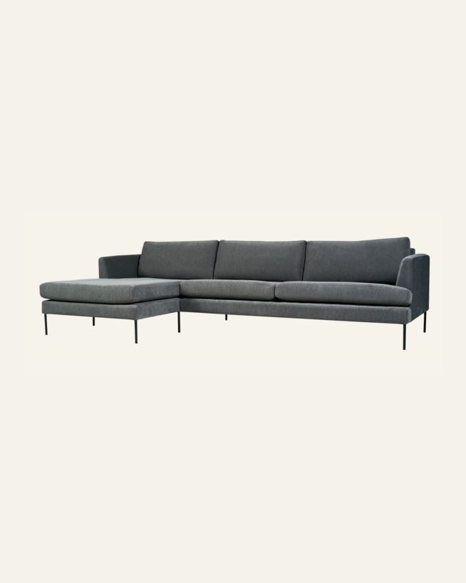 Divaanisohva vasen harmaa - 300x156x80 cm harmaa - 1