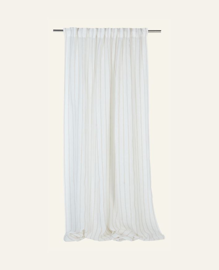 Pellavaverho moniväri/valkoinen - 140x250 cm moniväri/valkoinen - 1