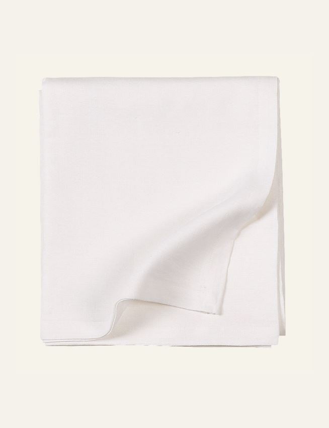 Pellavaliina valkoinen - 4