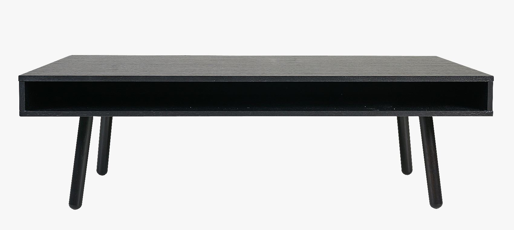 Sohvapöytä matala musta - 2