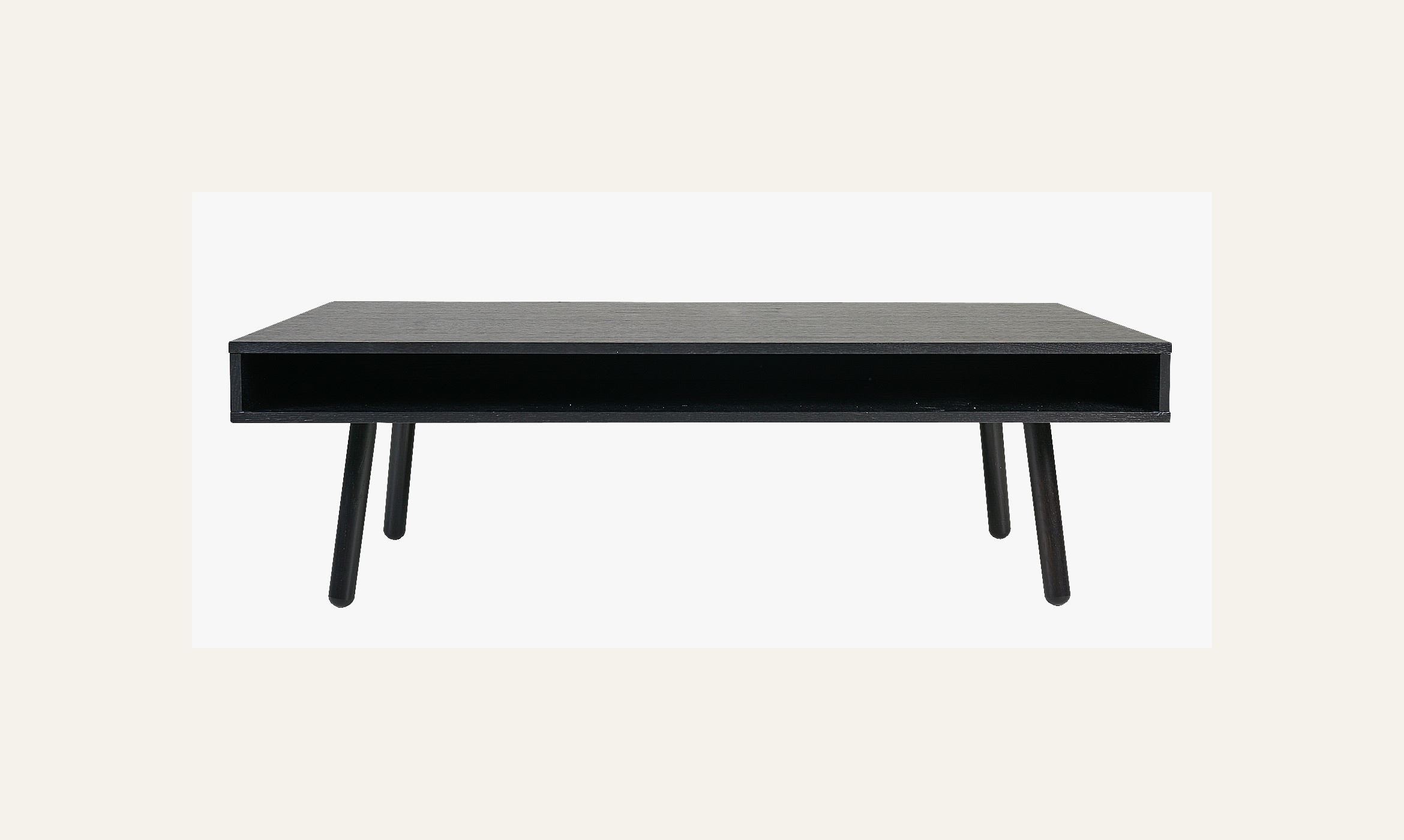 Sohvapöytä matala musta - 2