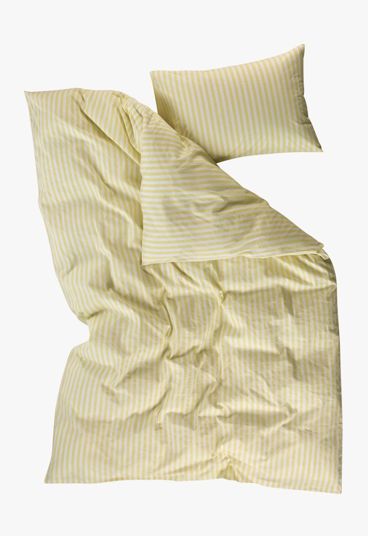 Pussilakanasetti puuvillaa vaaleankeltainen - 2