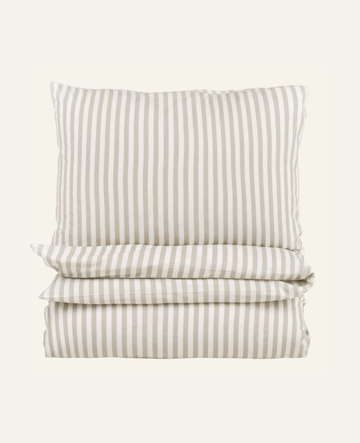 Pussilakanasetti puuvillaa beige - 230x220 cm/50x60 cm beige - 1