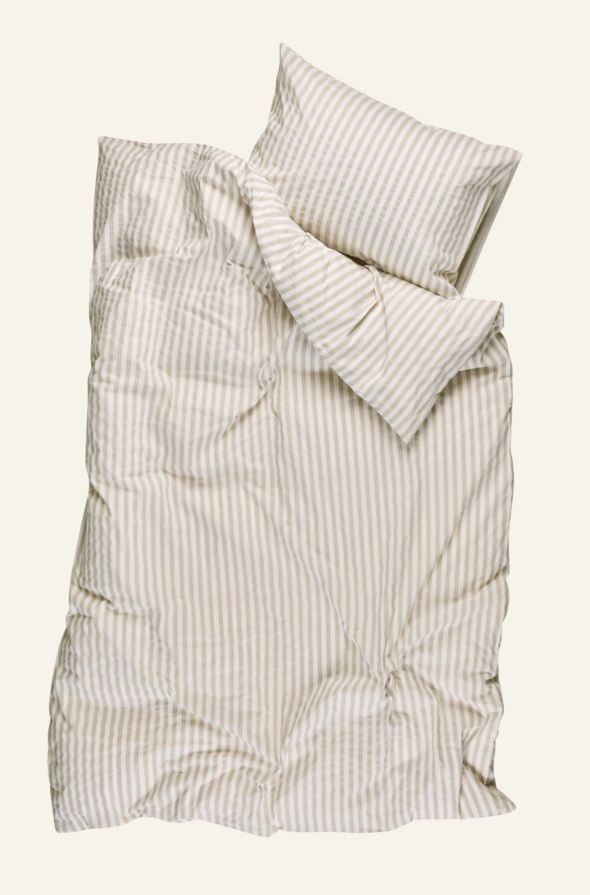 Pussilakanasetti puuvillaa beige - 2