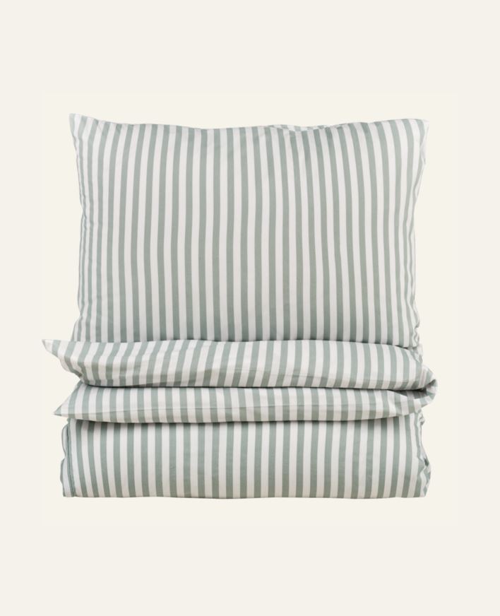 Pussilakanasetti puuvillaa vihreä - 150x210 cm/50x60 cm vihreä - 1