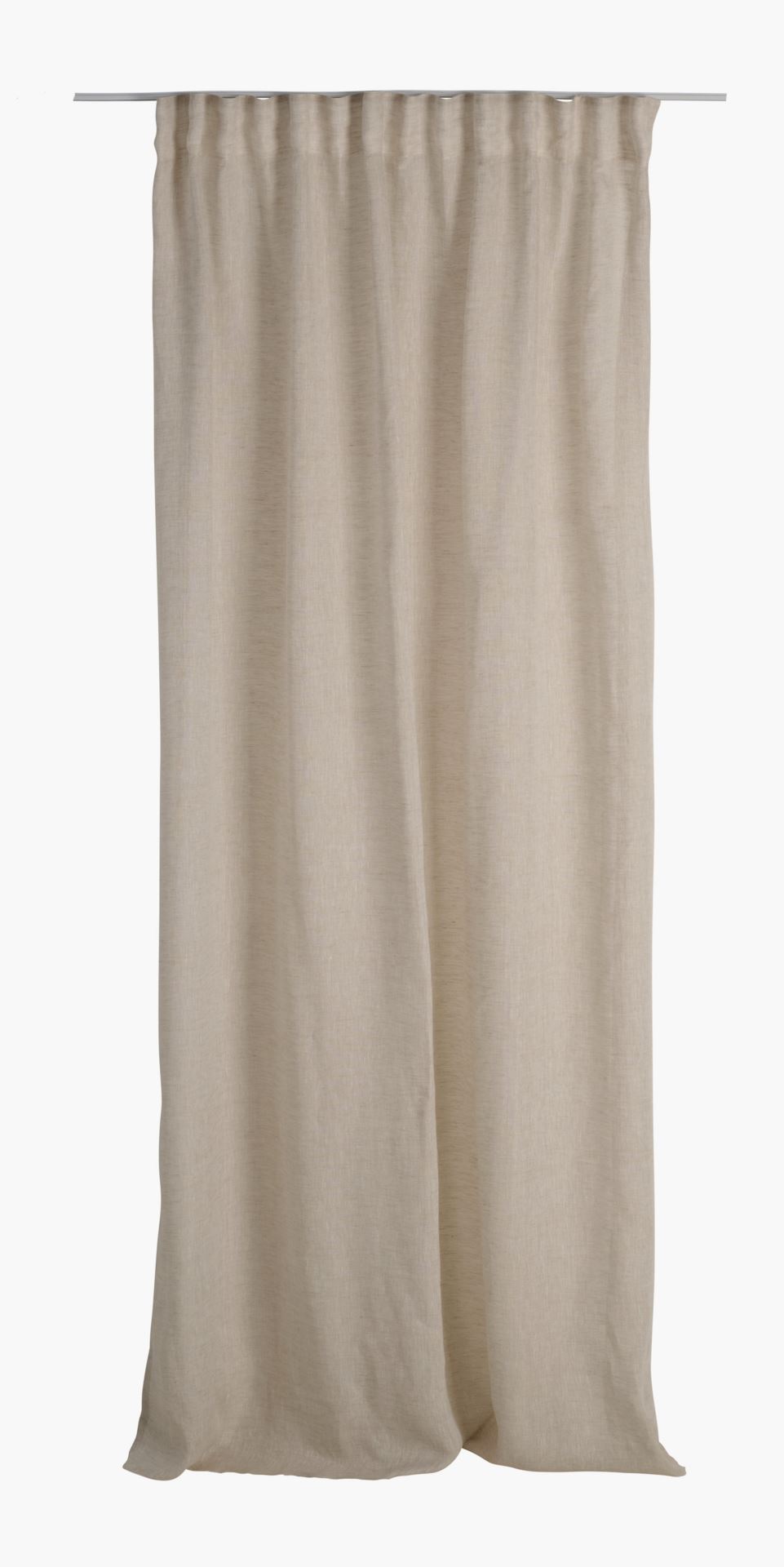 Pellavaverho luonnonväri - 140x250 cm luonnonväri - 1