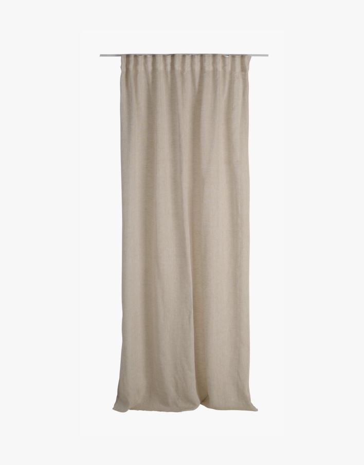 Pellavaverho luonnonväri - 140x250 cm luonnonväri - 1