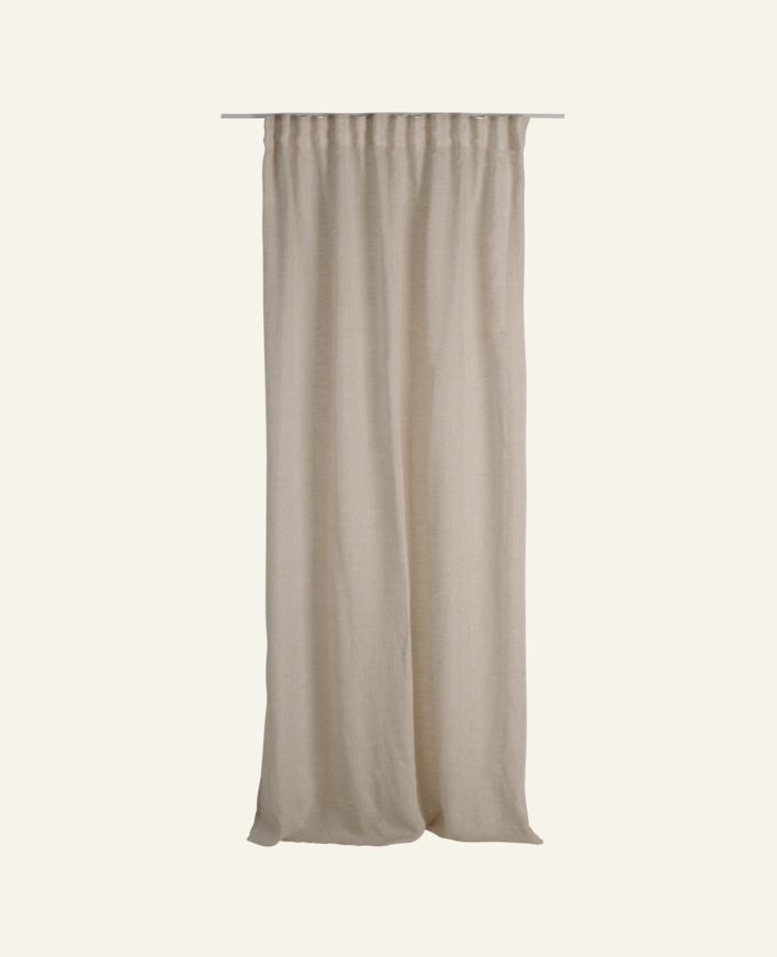 Pellavaverho luonnonväri - 140x300 cm luonnonväri - 1