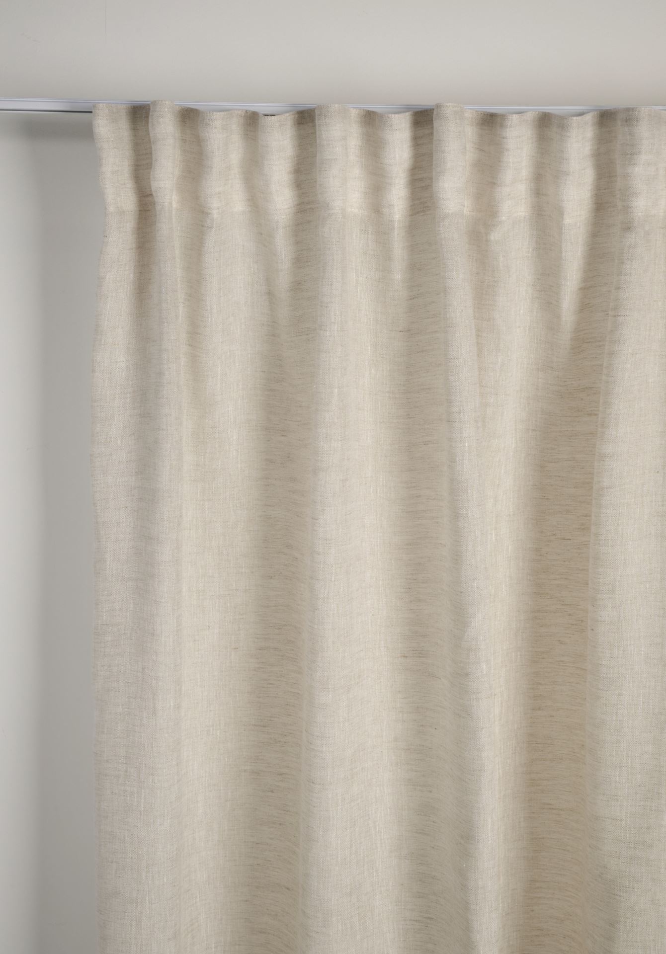 Erittäin leveä pellavaverho luonnonväri - 240x300 cm luonnonväri - 1