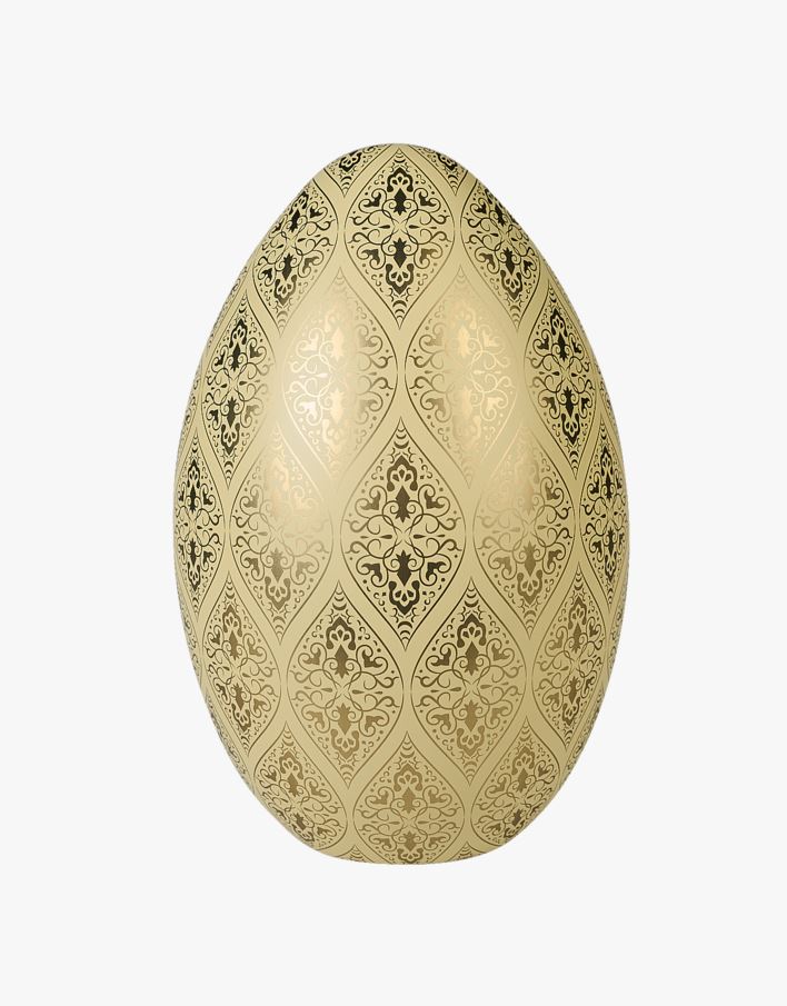 Pääsiäismuna vaaleankeltainen - 13x13x20 cm vaaleankeltainen - 1