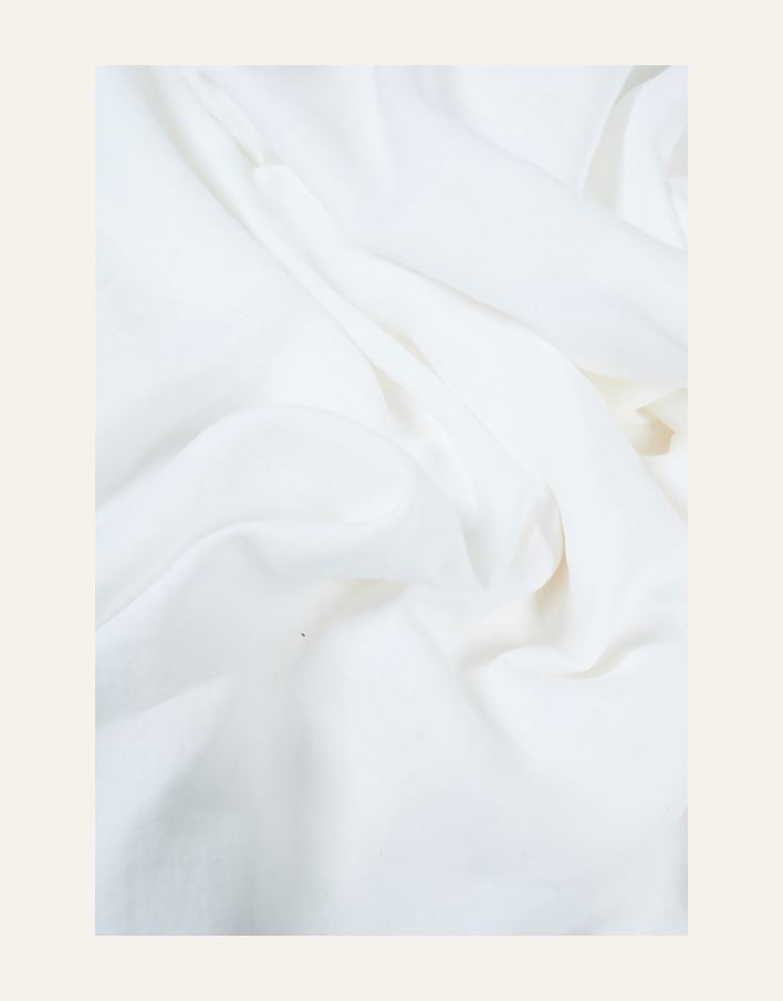 Pellavaverho valkoinen - 5