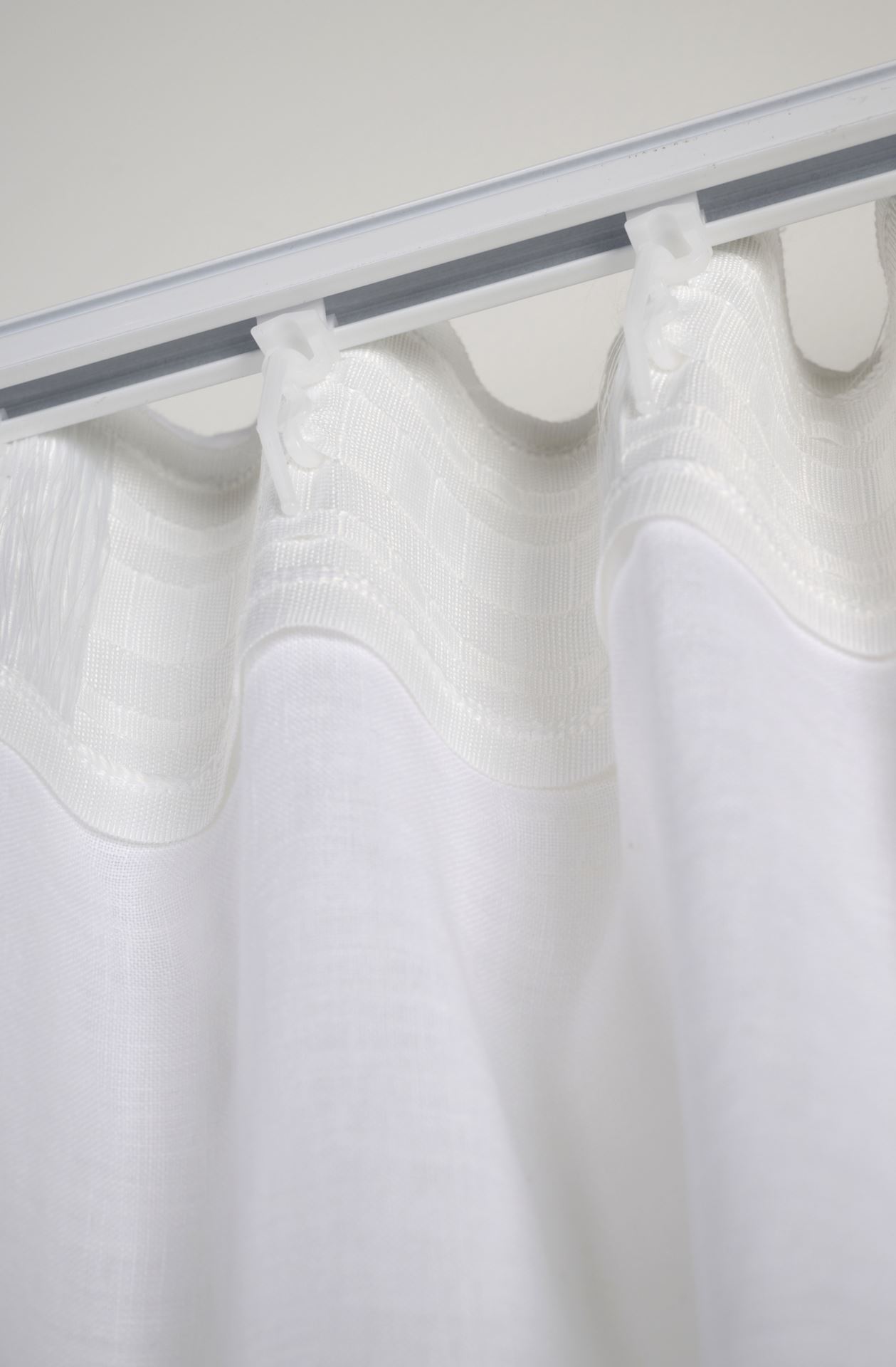 Pellavaverho valkoinen - 3