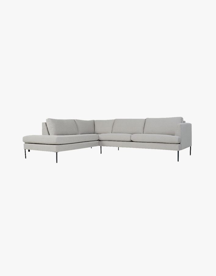 Sohvan avoin pää vasemmalle beige - 269x222x80 cm beige - 1