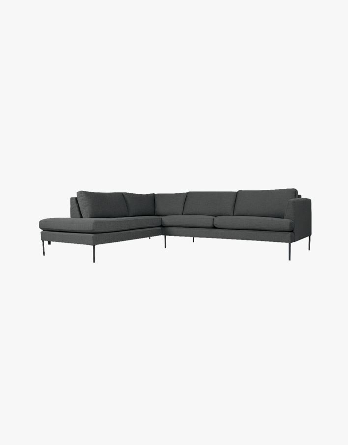 Ava Sofa åpen ende setetrekk pakke venstre harmaa - 60x60x60 cm harmaa - 1