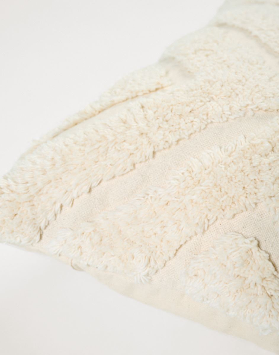 Koristetyynynpäällinen luonnonvalkoinen - 6