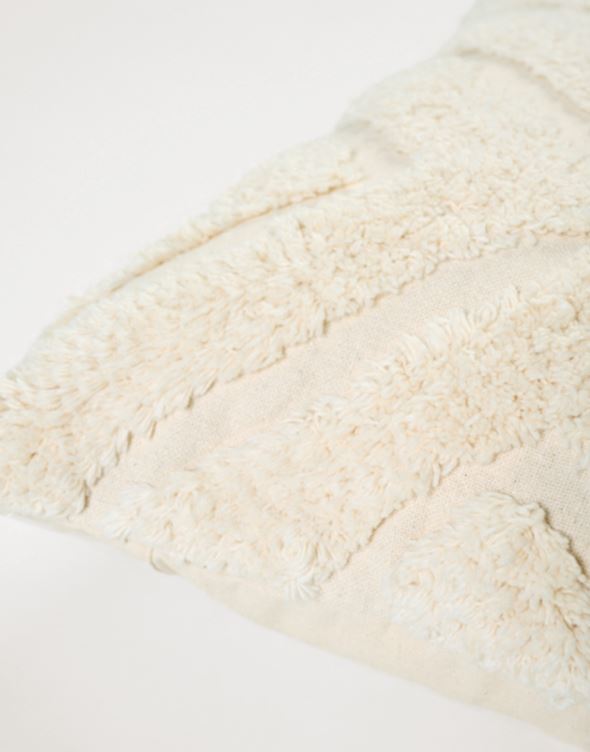 Koristetyynynpäällinen luonnonvalkoinen - 6