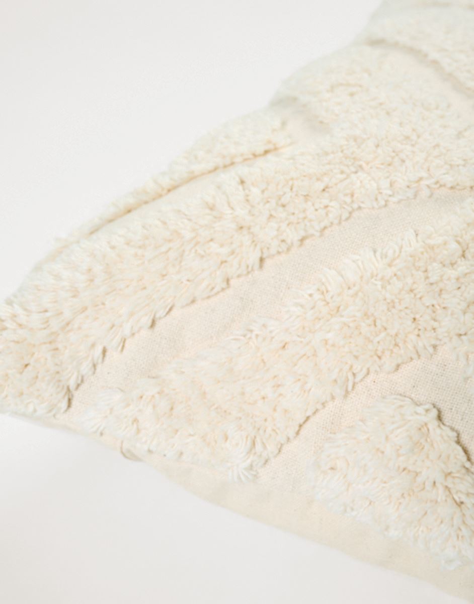 Koristetyynynpäällinen luonnonvalkoinen - 6