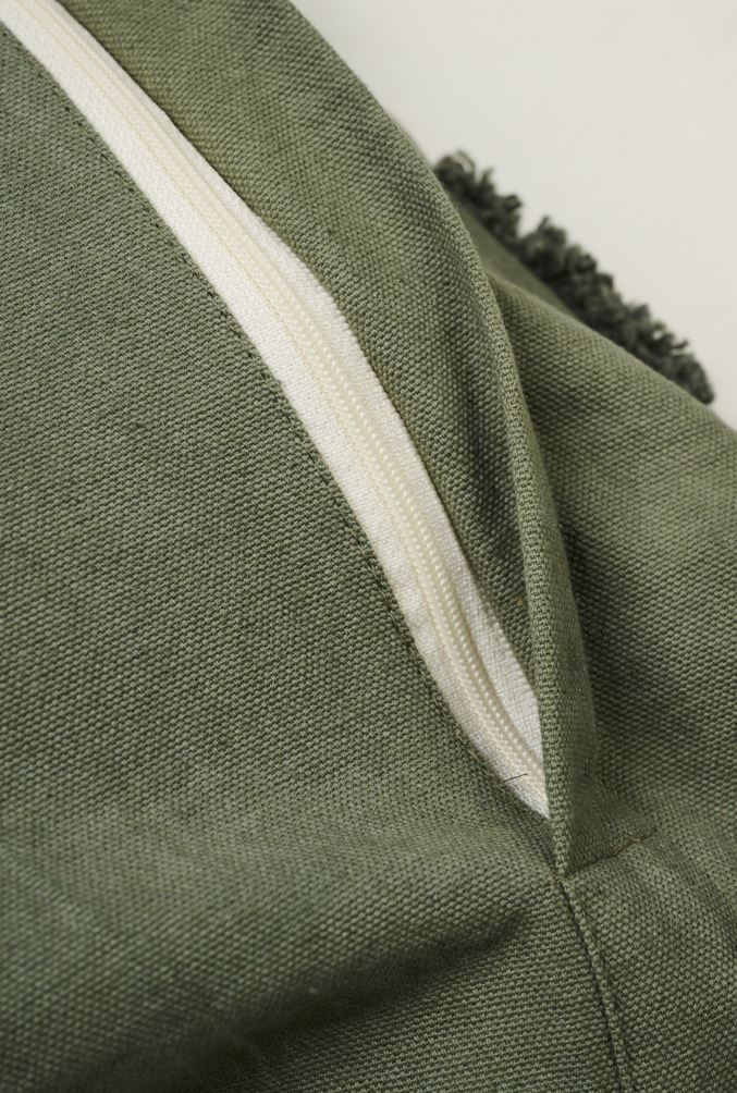 Koristetyynynpäällinen tummanvihreä - 3