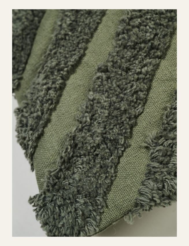 Koristetyynynpäällinen tummanvihreä - 2