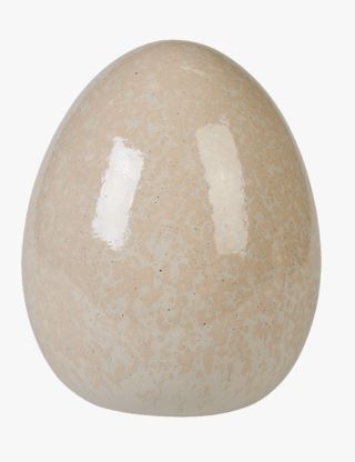 hemtex Porcelain large egg koriste beige