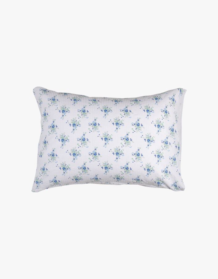 Tyynyliina kreppipuuvillaa sininen - 70x100 cm sininen - 1