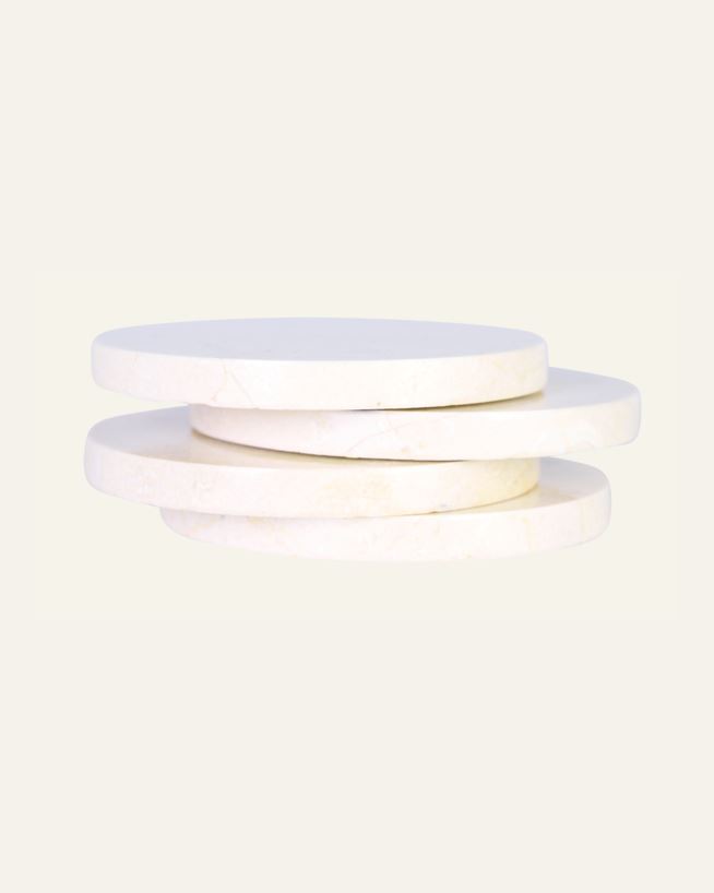 Lasinalunen beige - ø10 cm beige - 1