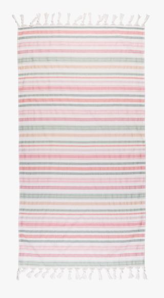 Multicolour Stripe Hamam kylpypyyhe moniväri