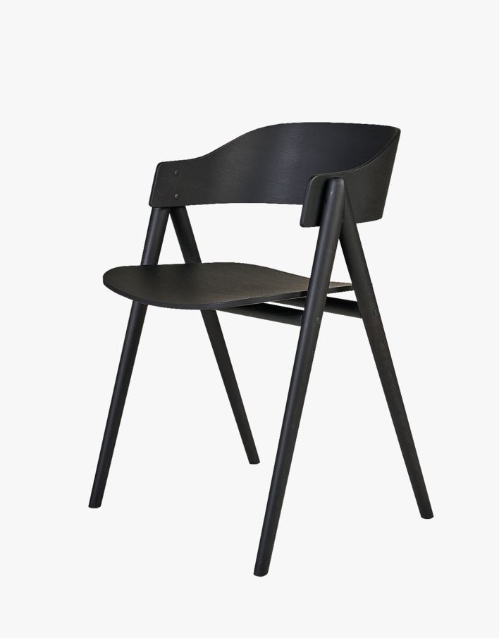 Ruokapöydän tuoli musta - 54x51x74 cm musta - 1