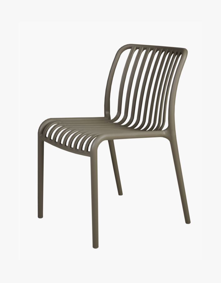 Puutarhatuoli harmaanruskea - 47x58x80 cm harmaanruskea - 1