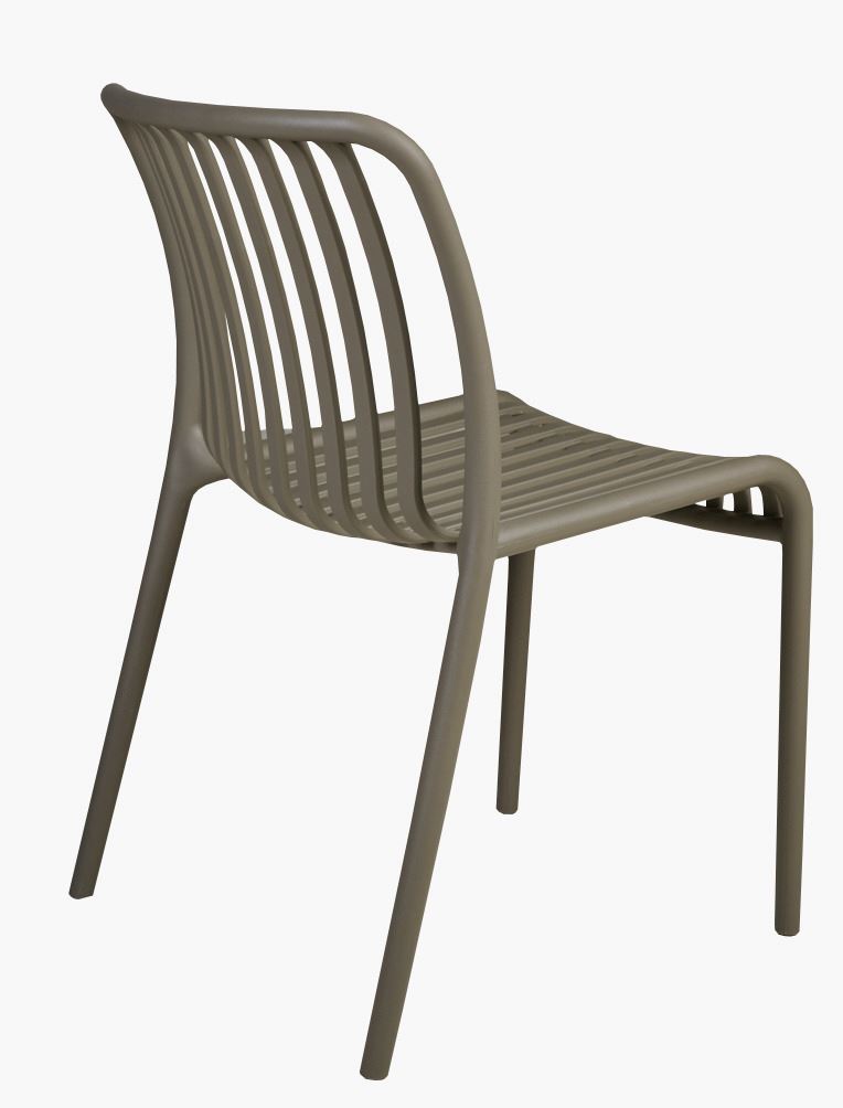 Puutarhatuoli harmaanruskea - 3