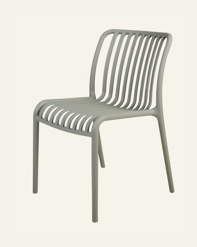 Puutarhatuoli harmaanvihreä - 47x58x80 cm harmaanvihreä - 1