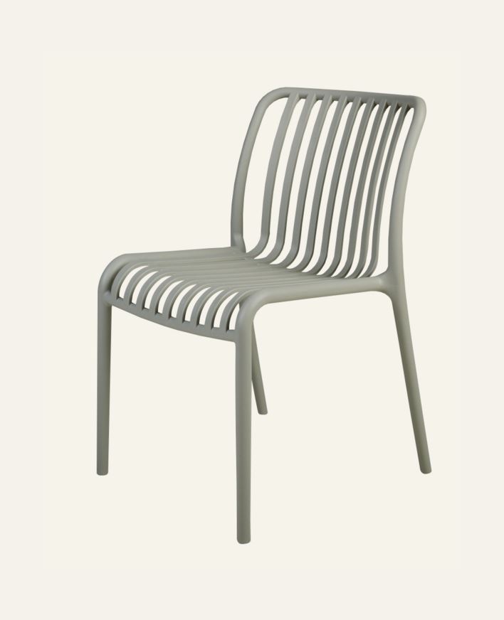 Puutarhatuoli harmaanvihreä - 47x58x80 cm harmaanvihreä - 1