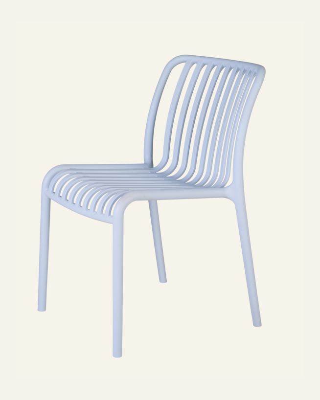 Puutarhatuoli vaaleansininen - 47x58x80 cm vaaleansininen - 1