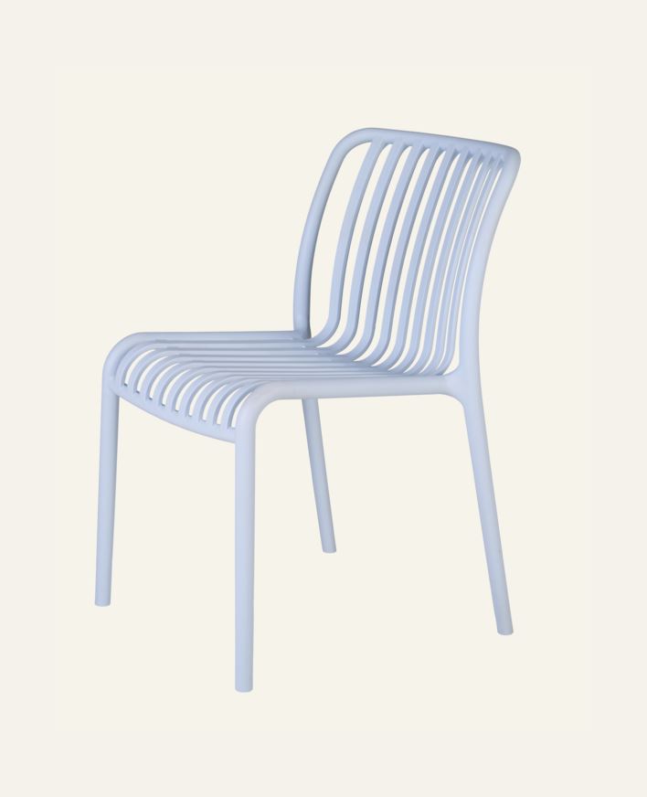 Puutarhatuoli vaaleansininen - 47x58x80 cm vaaleansininen - 1