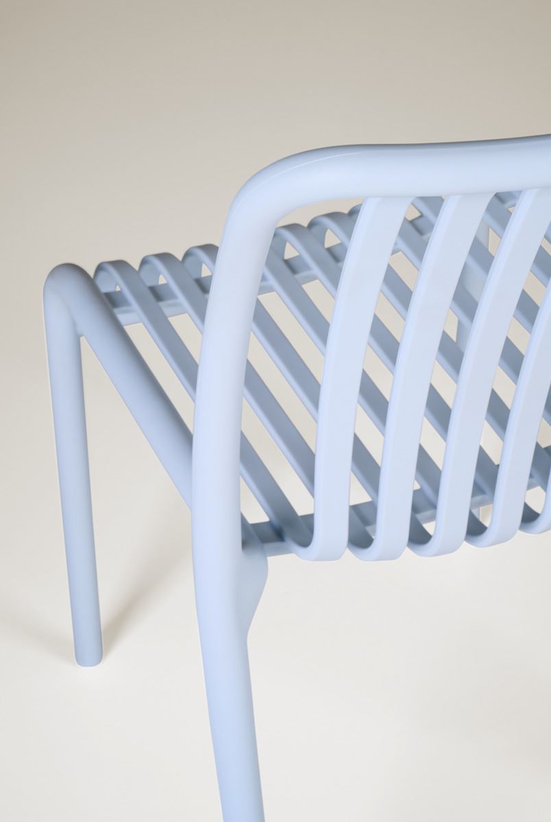 Puutarhatuoli vaaleansininen - 3