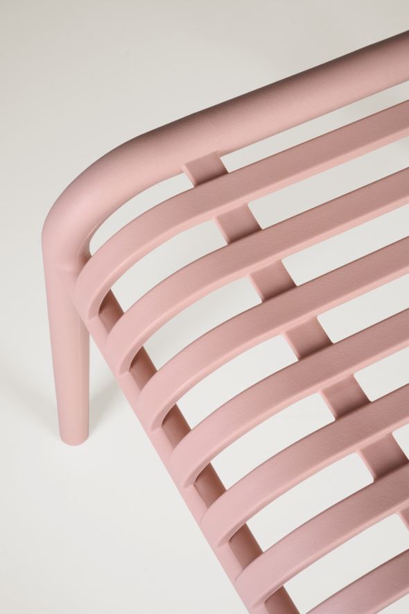 Puutarhatuoli puuteriroosa - 3