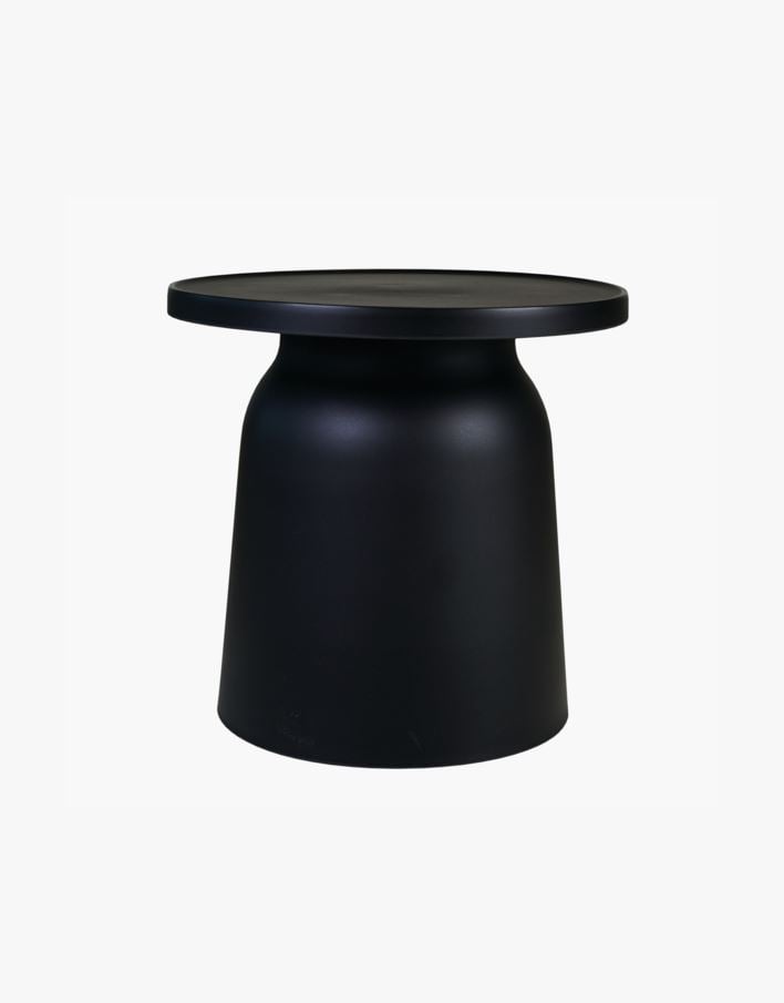 Puutarhapöytä musta - 47x47x47 cm ø47 musta - 1