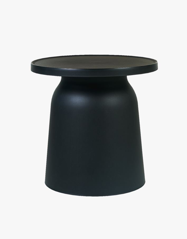 Puutarhapöytä musta - 47x47x47 cm ø47 musta - 1