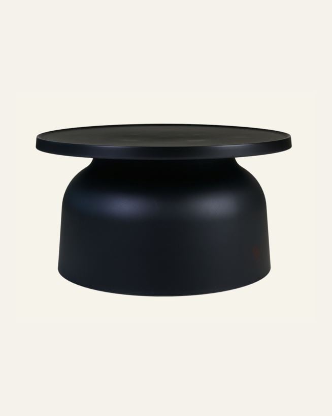 Puutarhapöytä musta - 67x67x36 cm ø67 musta - 1