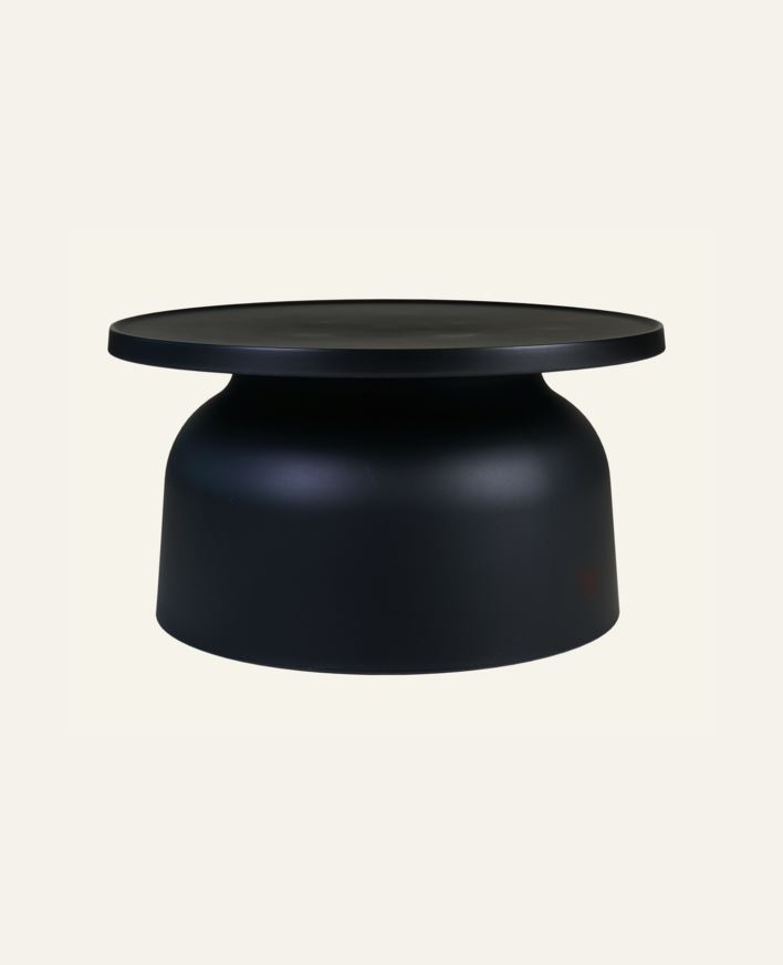 Puutarhapöytä musta - 67x67x36 cm ø67 musta - 1