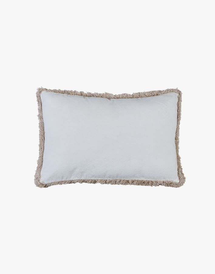 Koristetyynynpäällinen valkoinen - 40x60 cm valkoinen - 1