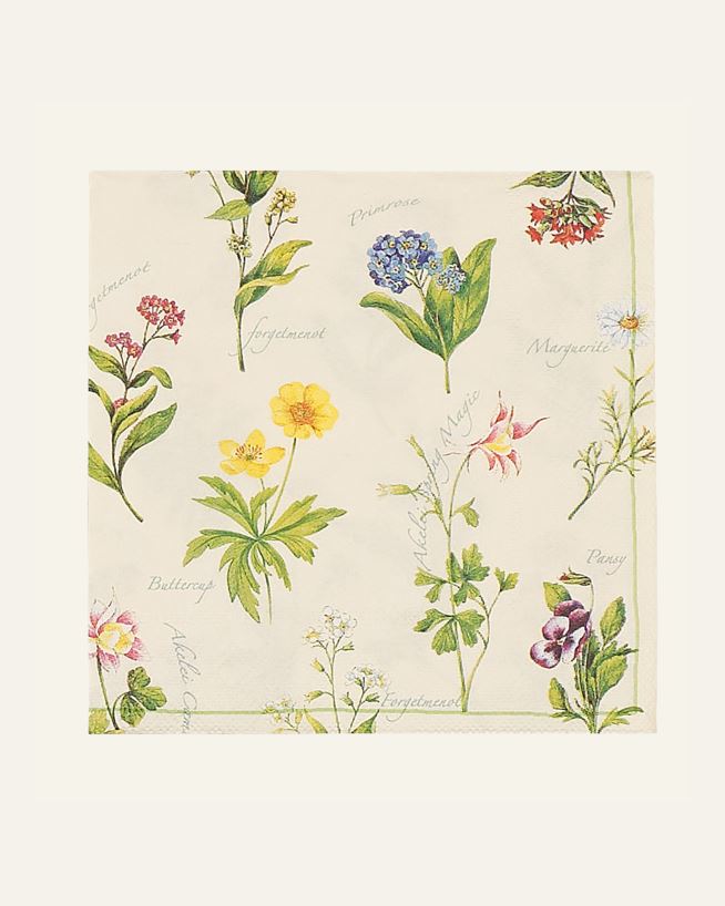 Paperiservetit moniväri - 33x33 cm moniväri - 1