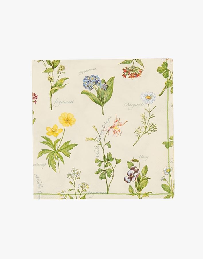 Kahviservetit moniväri - 25x25 cm moniväri - 1