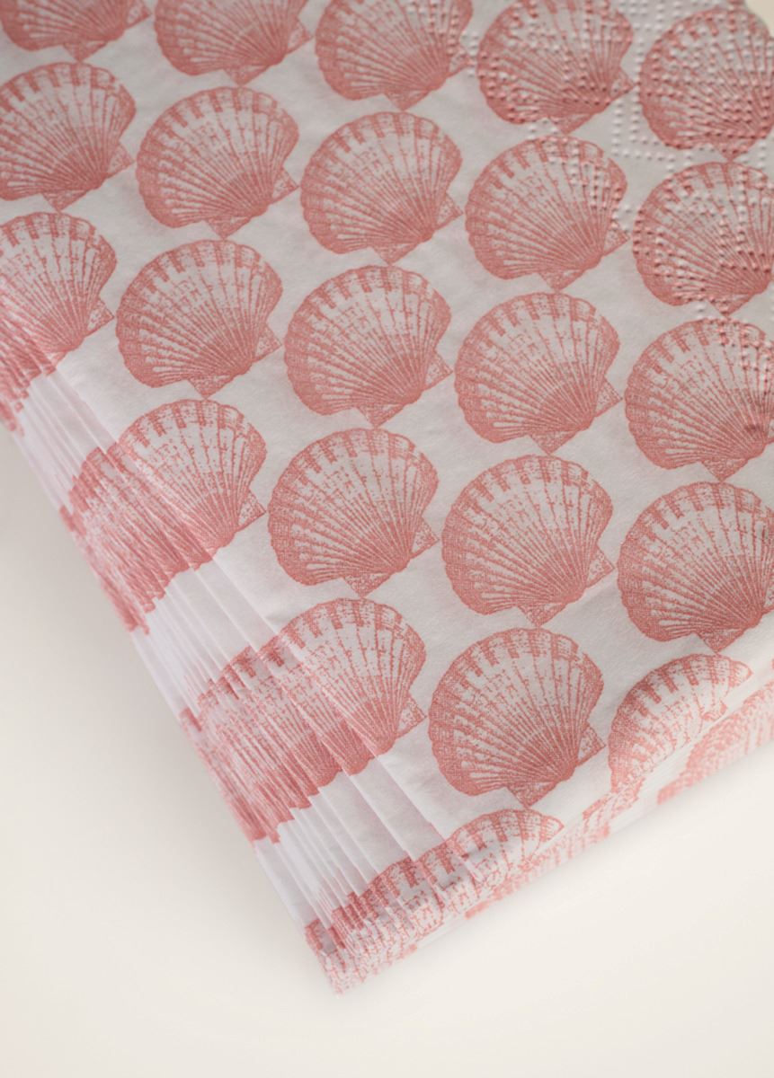 Ruokapaperiservetti roosa - 2