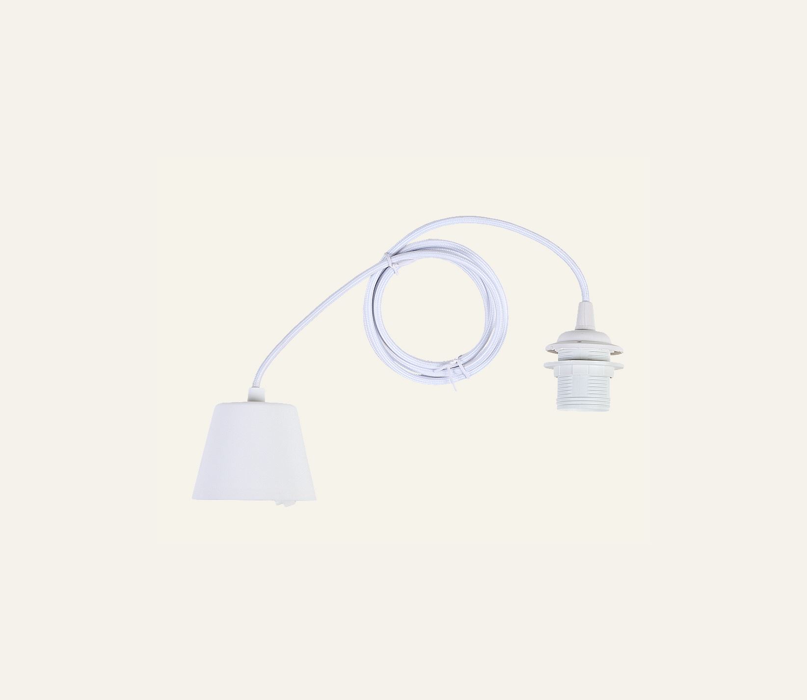 valaisinripustusjohto valkoinen - 2